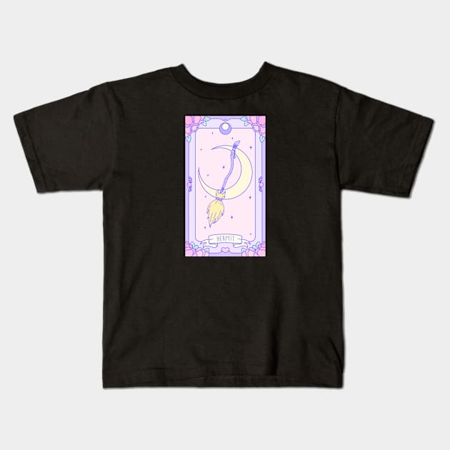 Hermit - Pastel Tarot Kids T-Shirt by Cosmic Queers